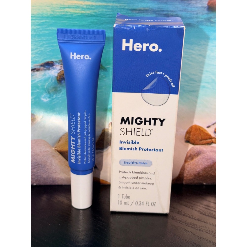 Hero Mighty Shield Invisible Blemish Protectant Liquid to Patch 10ml 0.34oz NEW